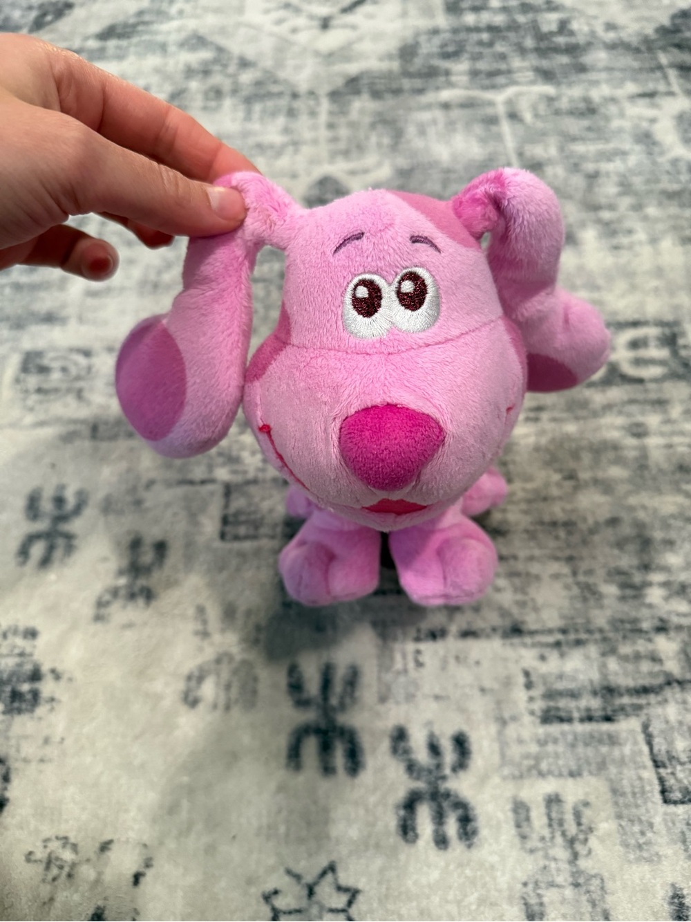 Nickelodeon Magenta Blues Clues and You Stuffed Plush Dog 6” 2020